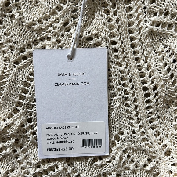 Zimmerman crochet resortwear top - Picture 2 of 4